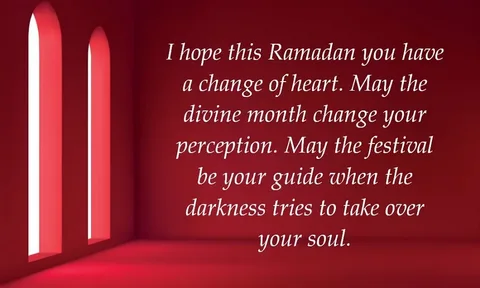 A collection of distinctive Ramadan messages