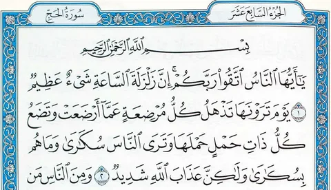 Surah Hajj Benefits