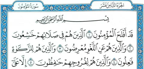 surah muminoon benefits