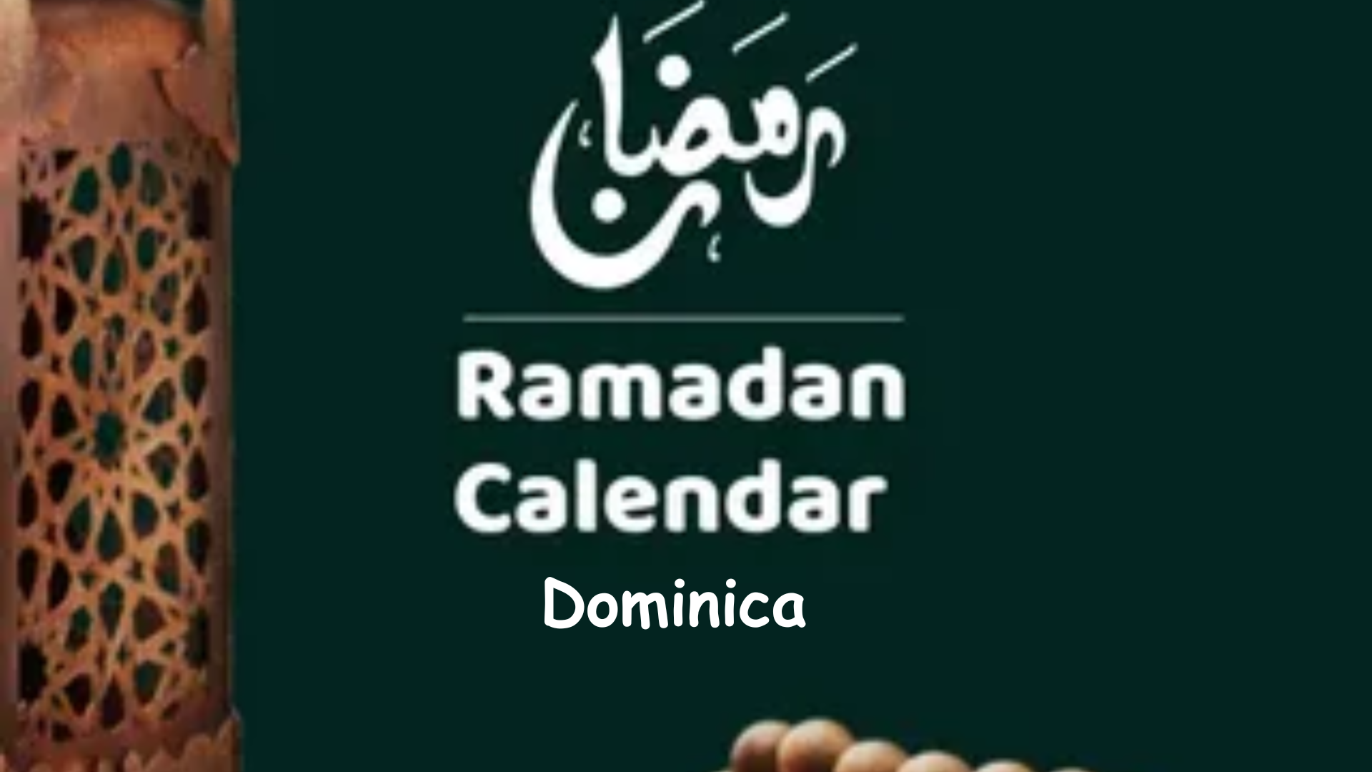 Ramadan Calendar Dominica 2025