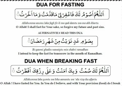 Short Key Duas to recite in Ramadan