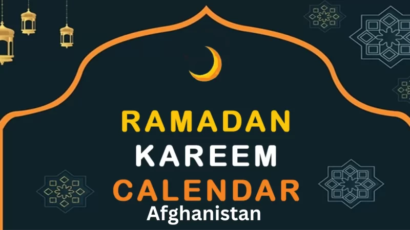 Ramadan Calendar Afghanistan 2025