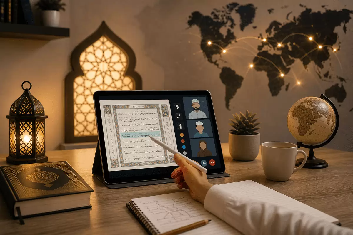 Learn Quran online with interactive classes 