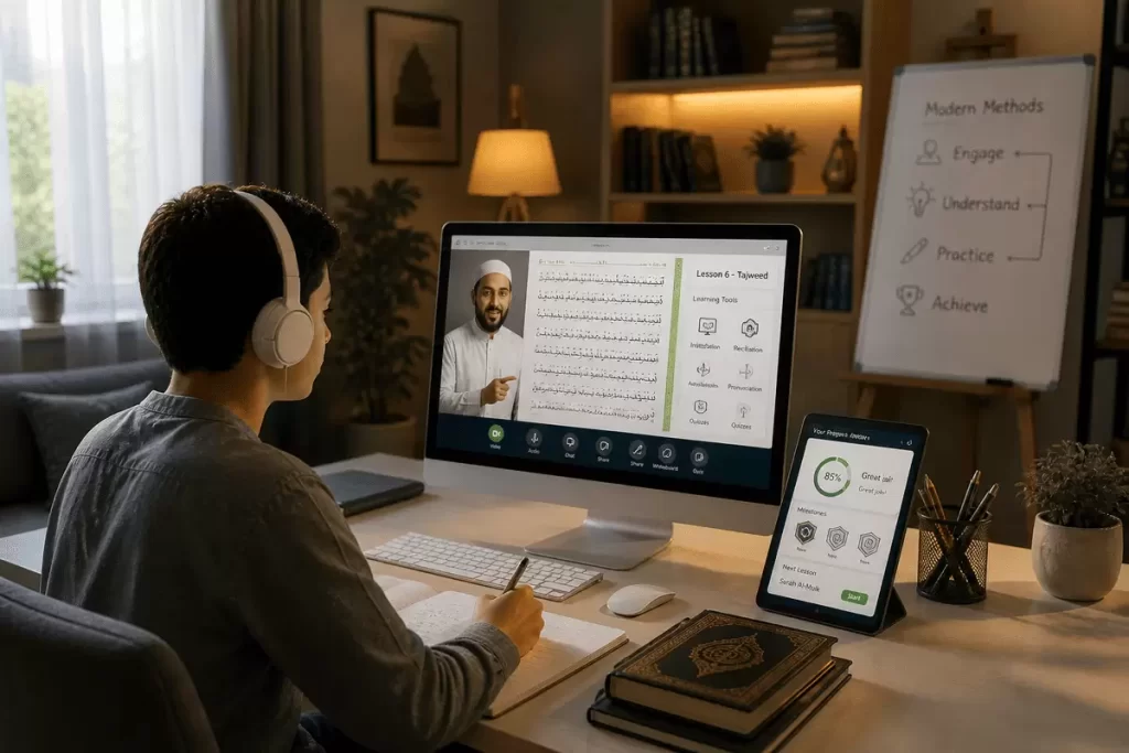 learn Quran online with modern teaching methods