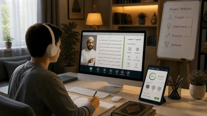 learn Quran online with modern teaching methods