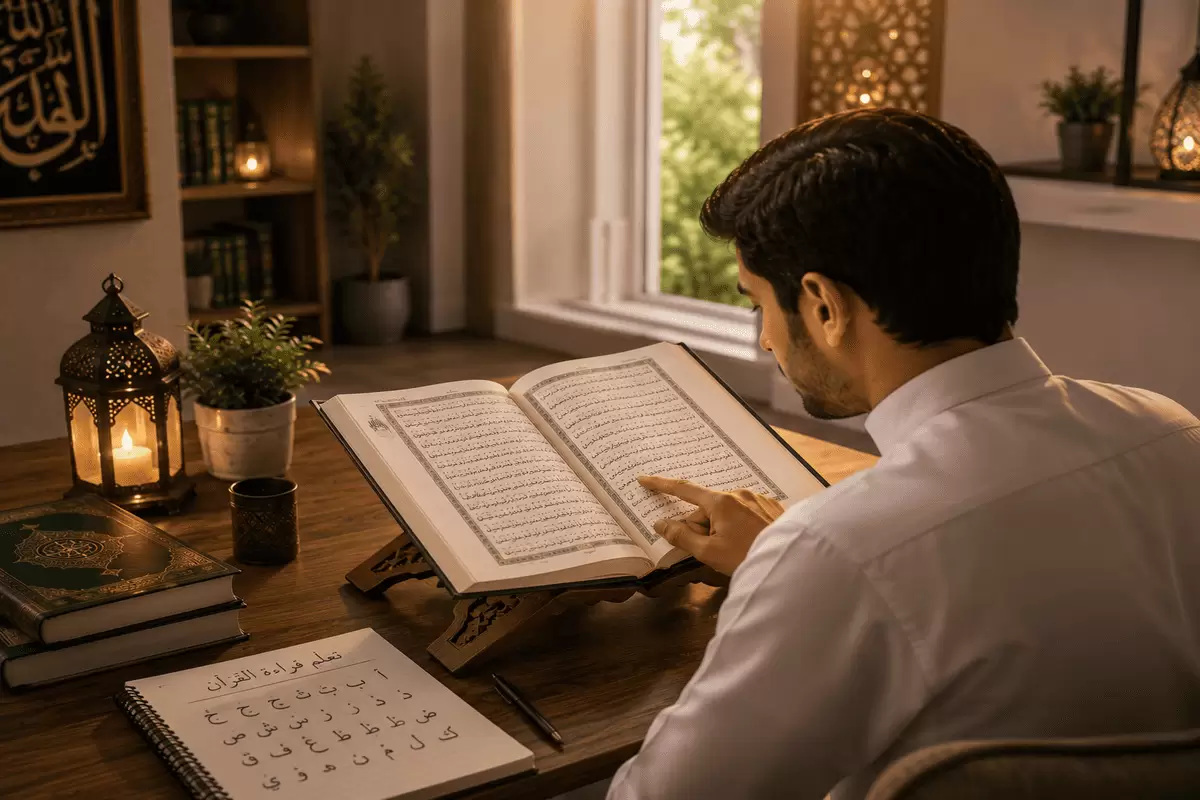 quran reading in Arabic