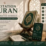 recitation Quran with daily practice schedule