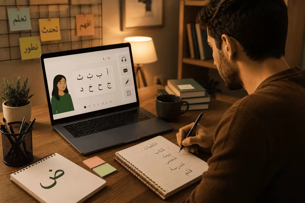 learn the Arabic alphabet and pronunciation online
