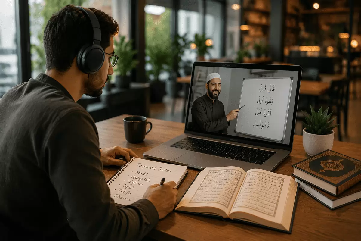 learn tajweed rules with expert Islamic teachers
