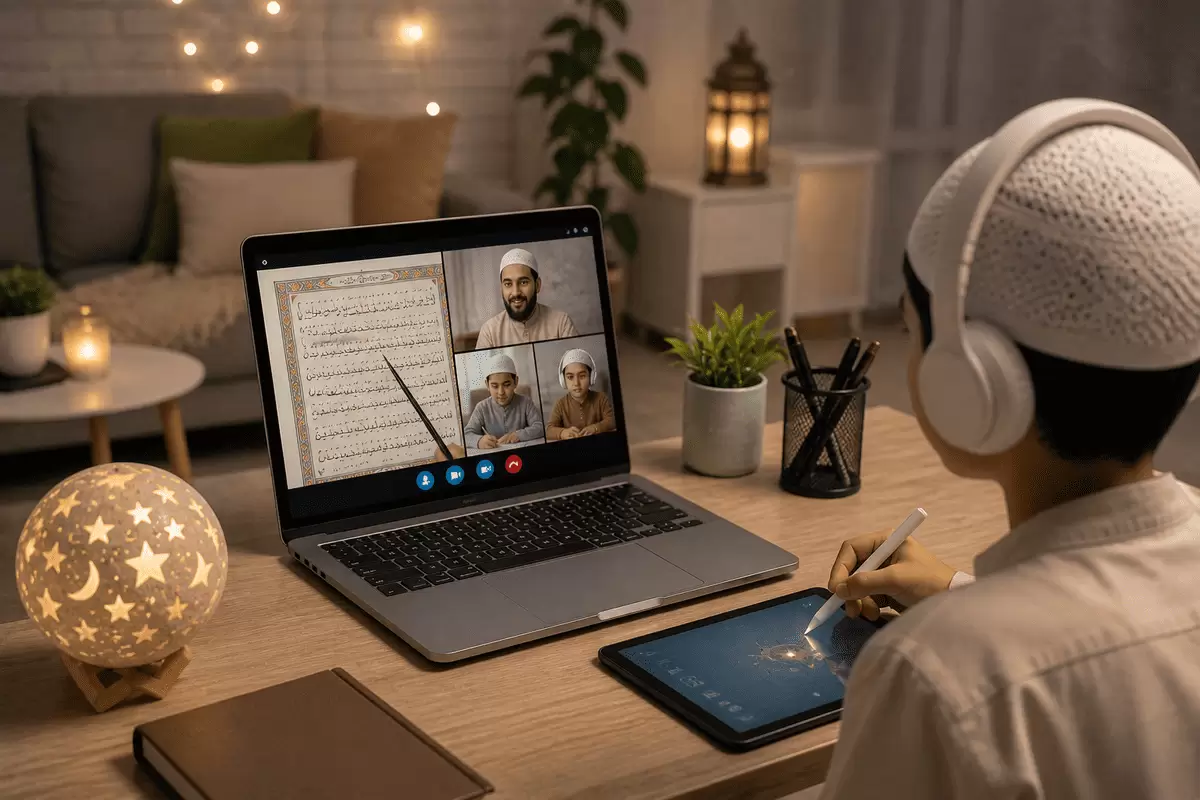 Learn Quran online with interactive classes 