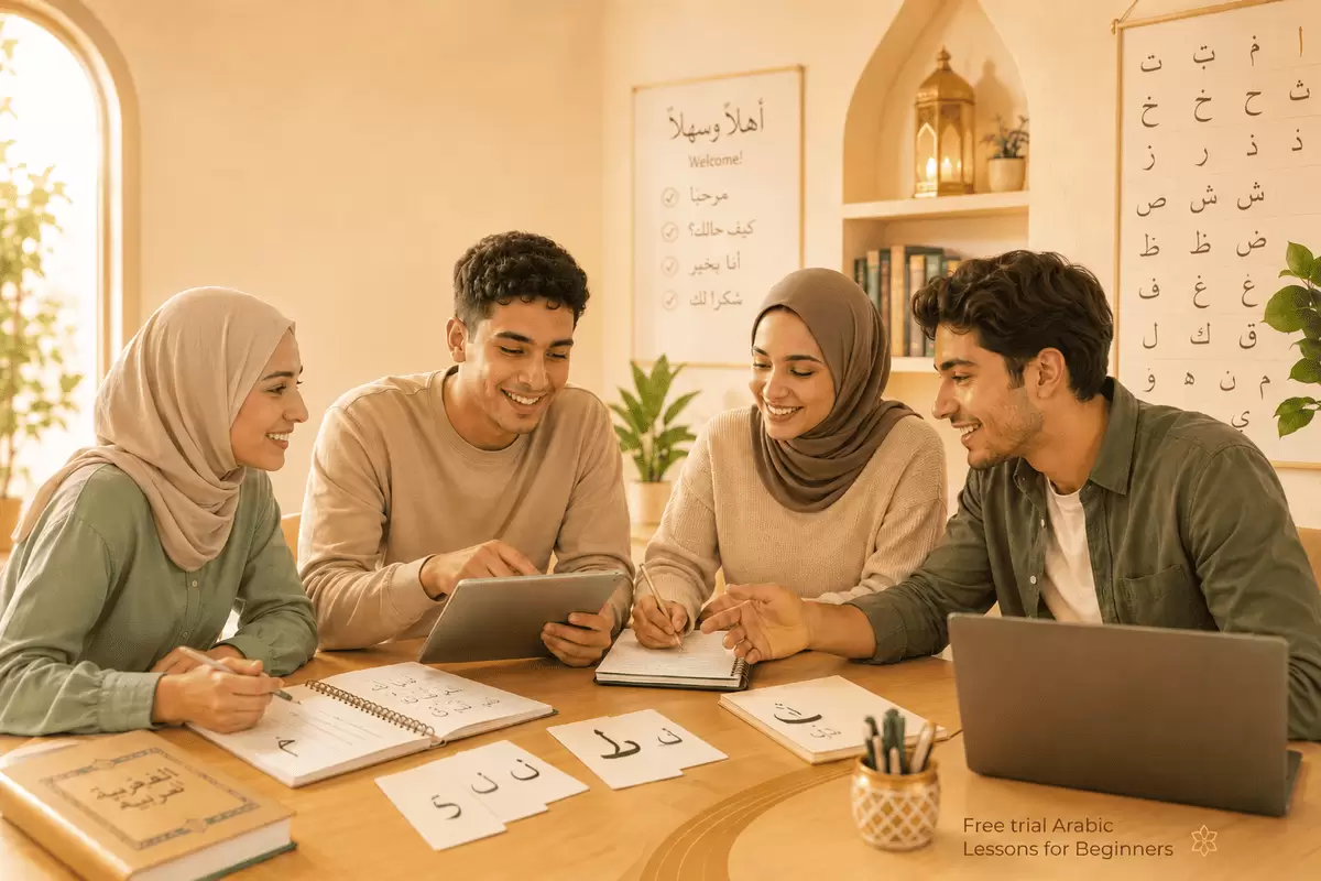 Free trial Arabic Lessons for Beginners 