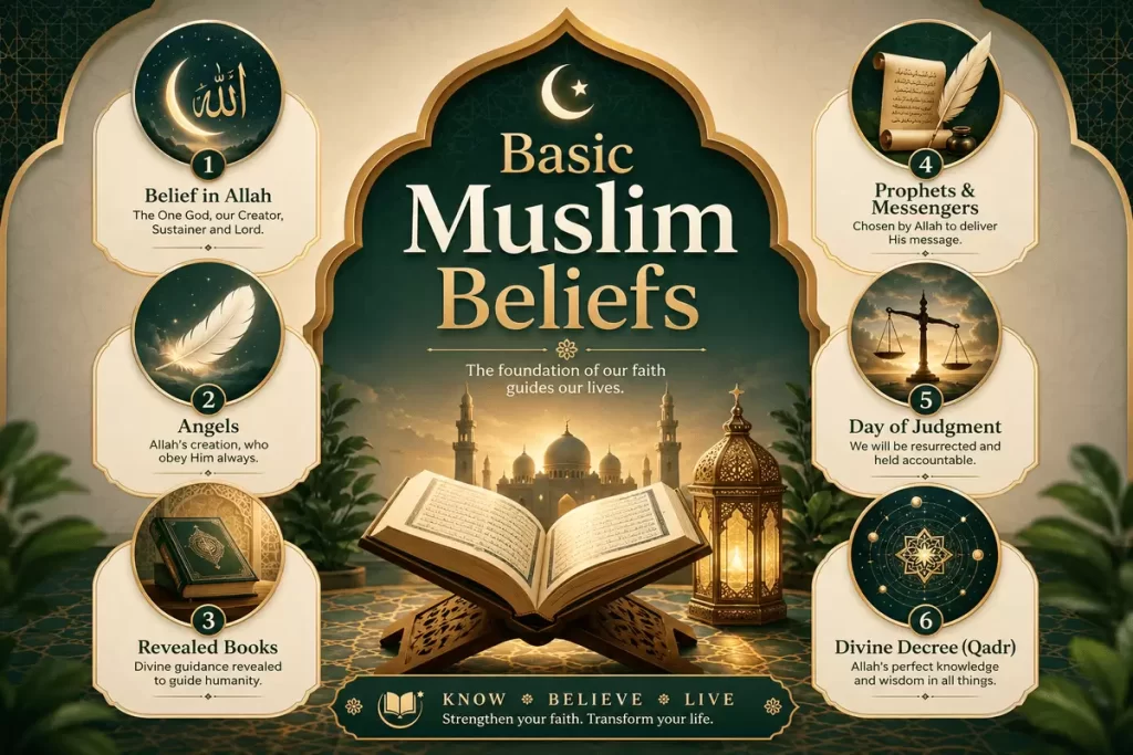 basic muslim beliefs