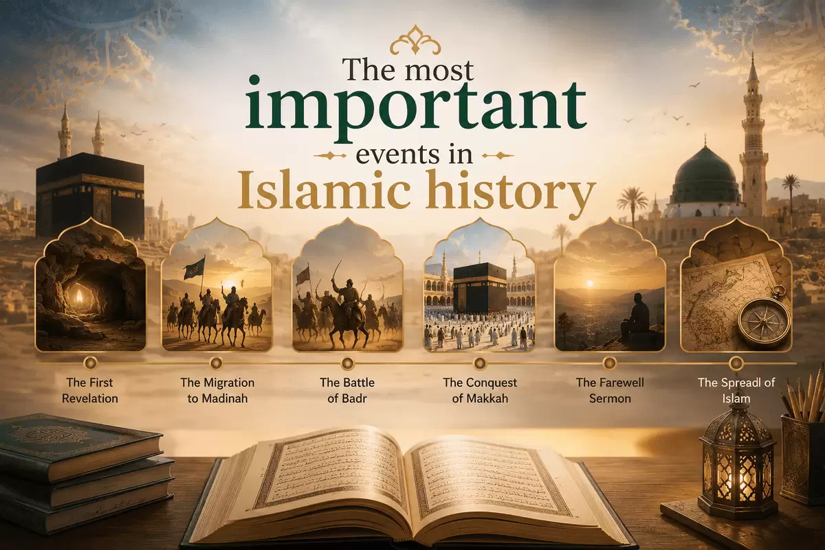 The most important events in Islamic history
