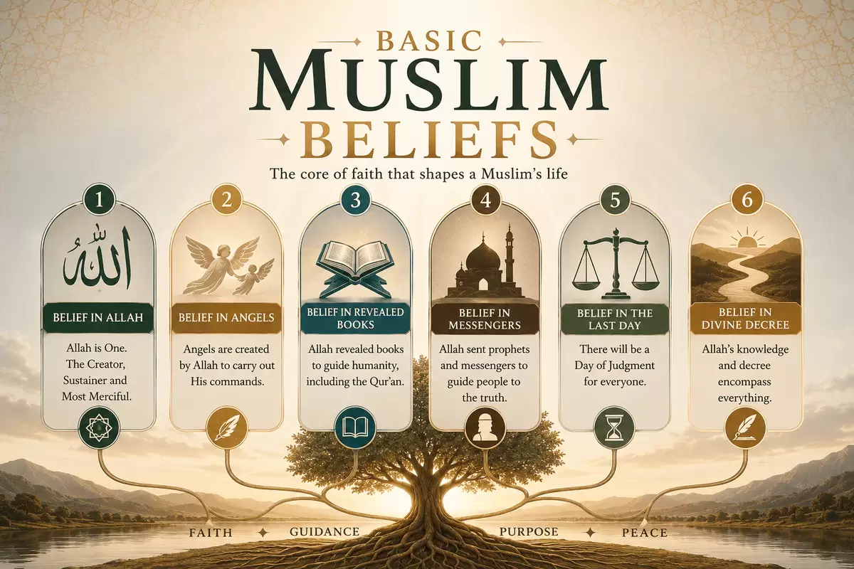 basic muslim beliefs
