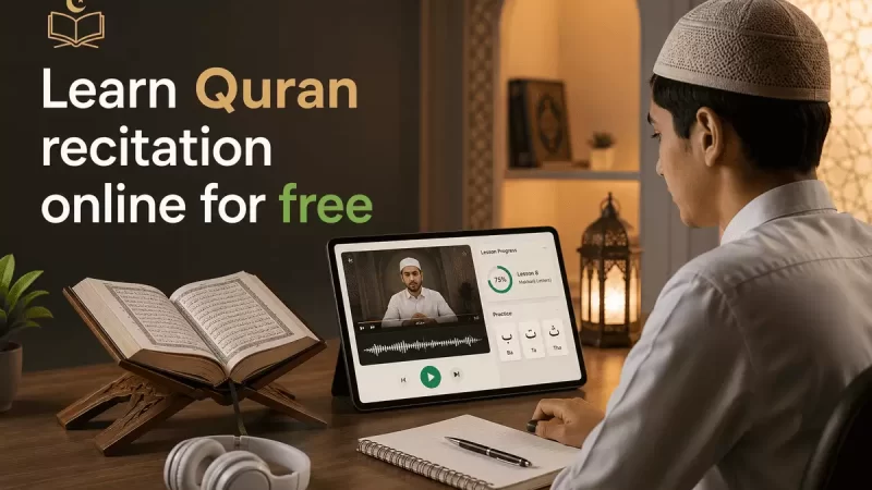Learn Quran recitation online for free