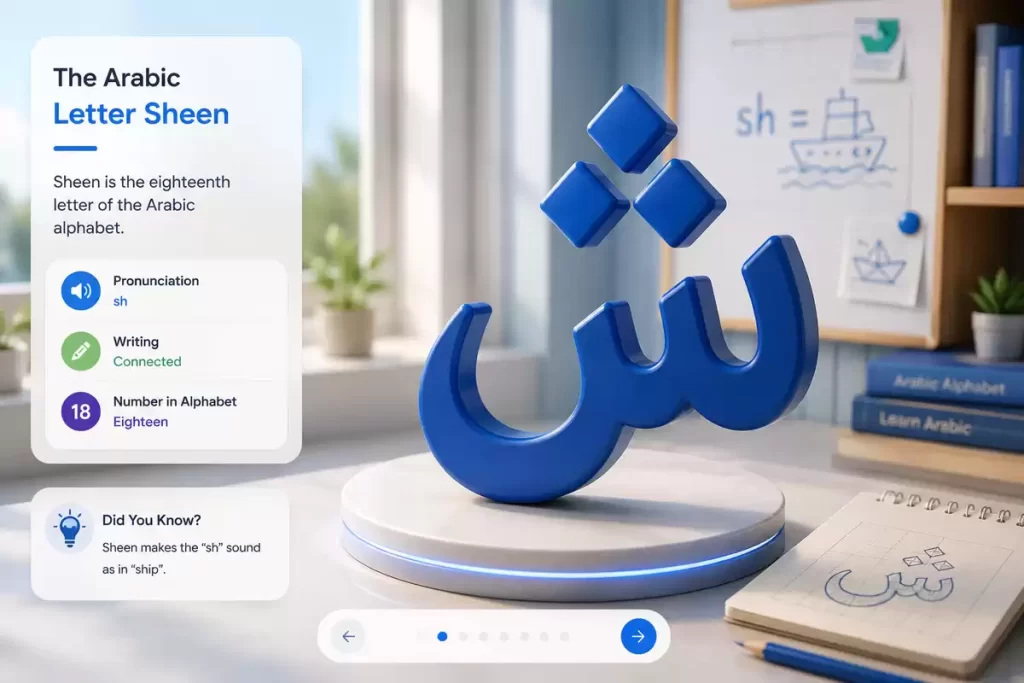 The Arabic Letter Sheen