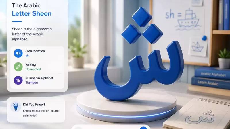 The Arabic Letter Sheen