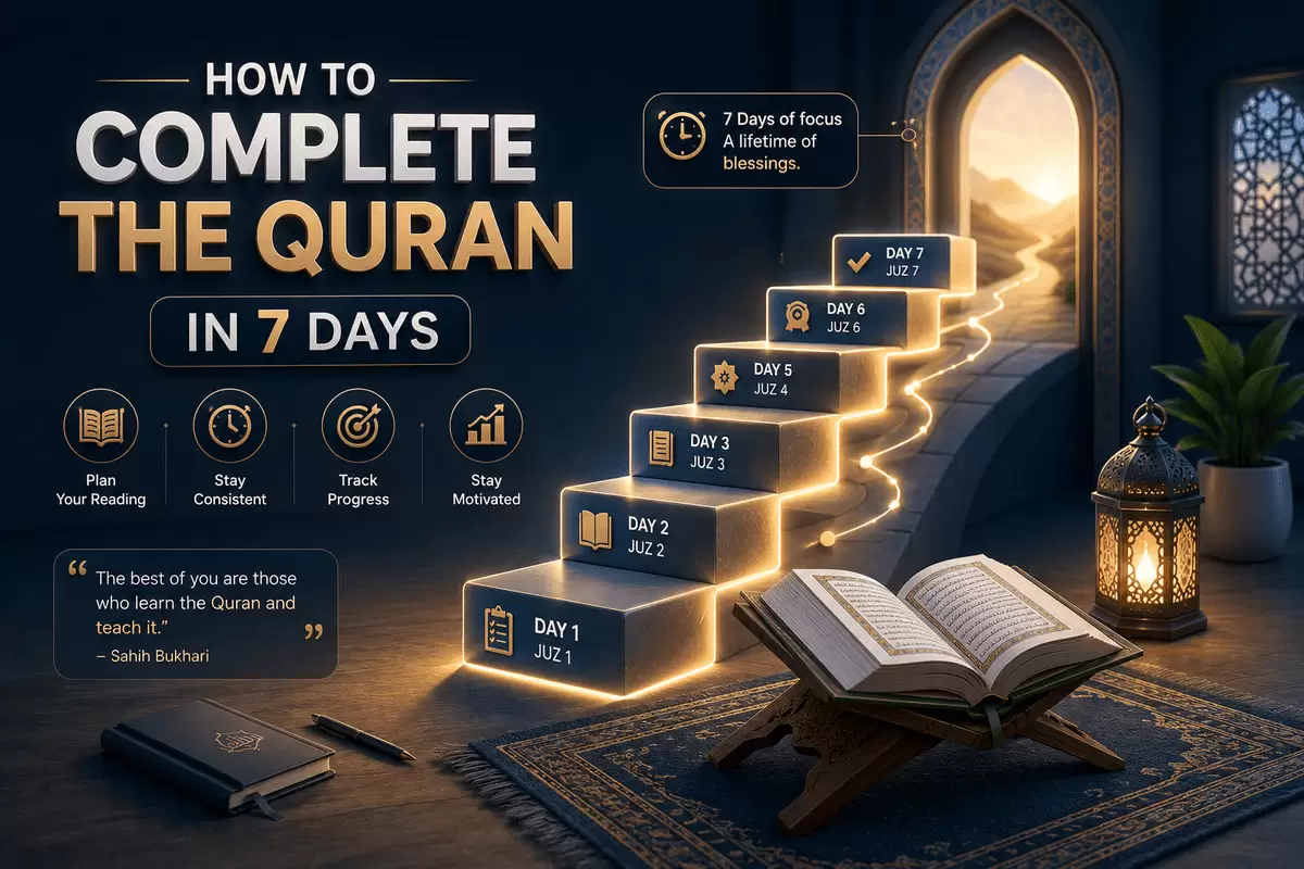 How to Complete the Quran in 7 Days 