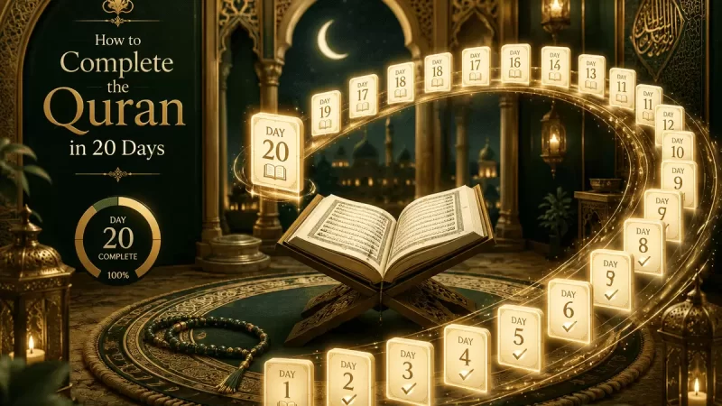 How to Complete the Quran in 20 Days