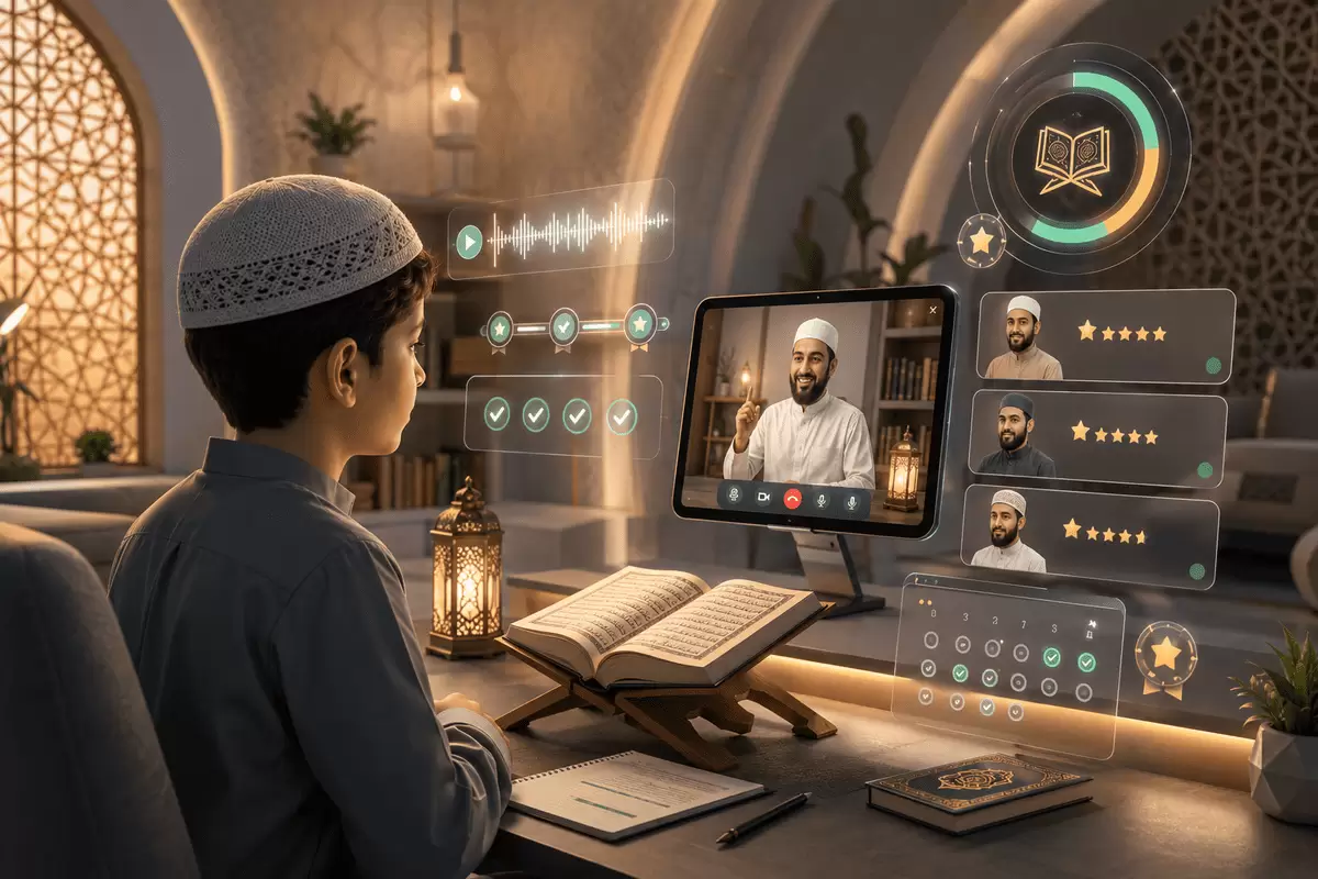 Online Qur'an memorization tutors 