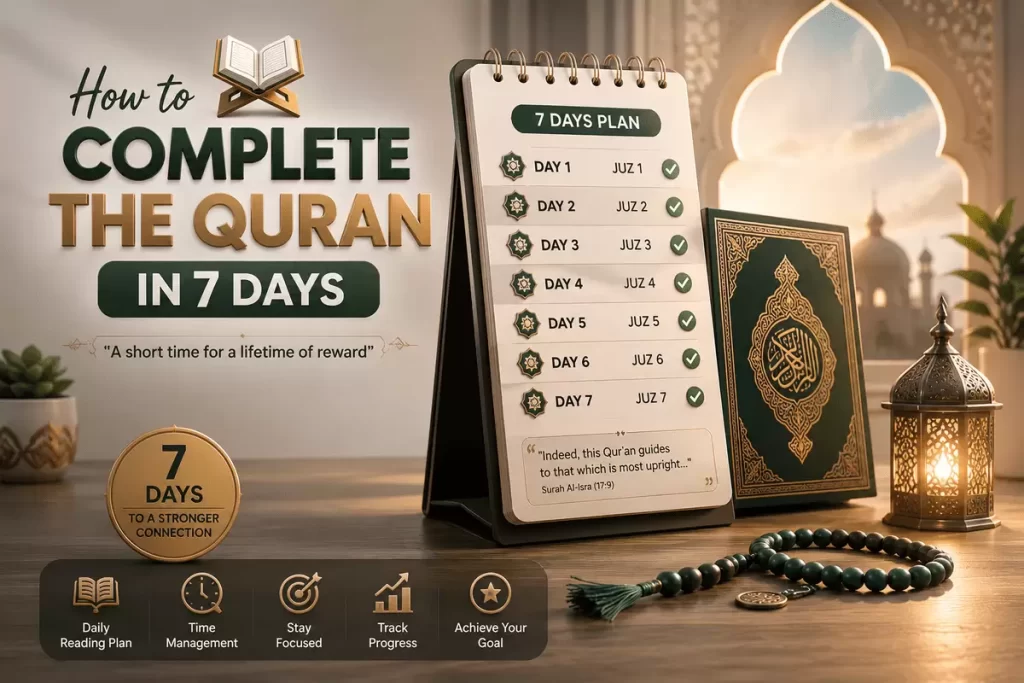 How to Complete the Quran in 7 Days