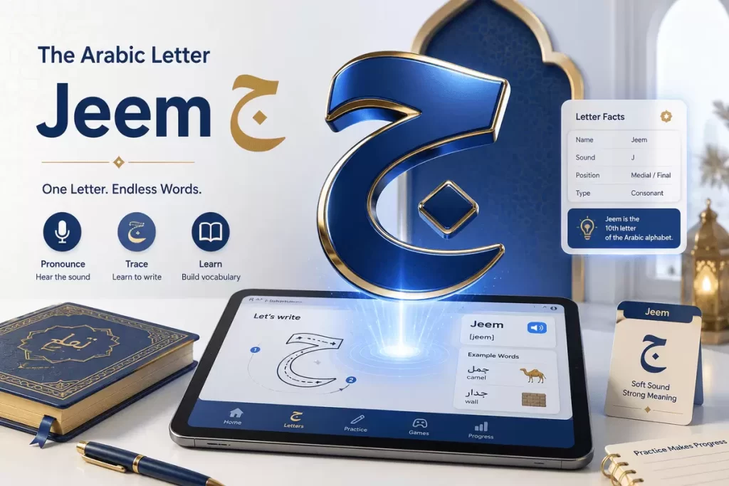 The Arabic Letter Jeem ج