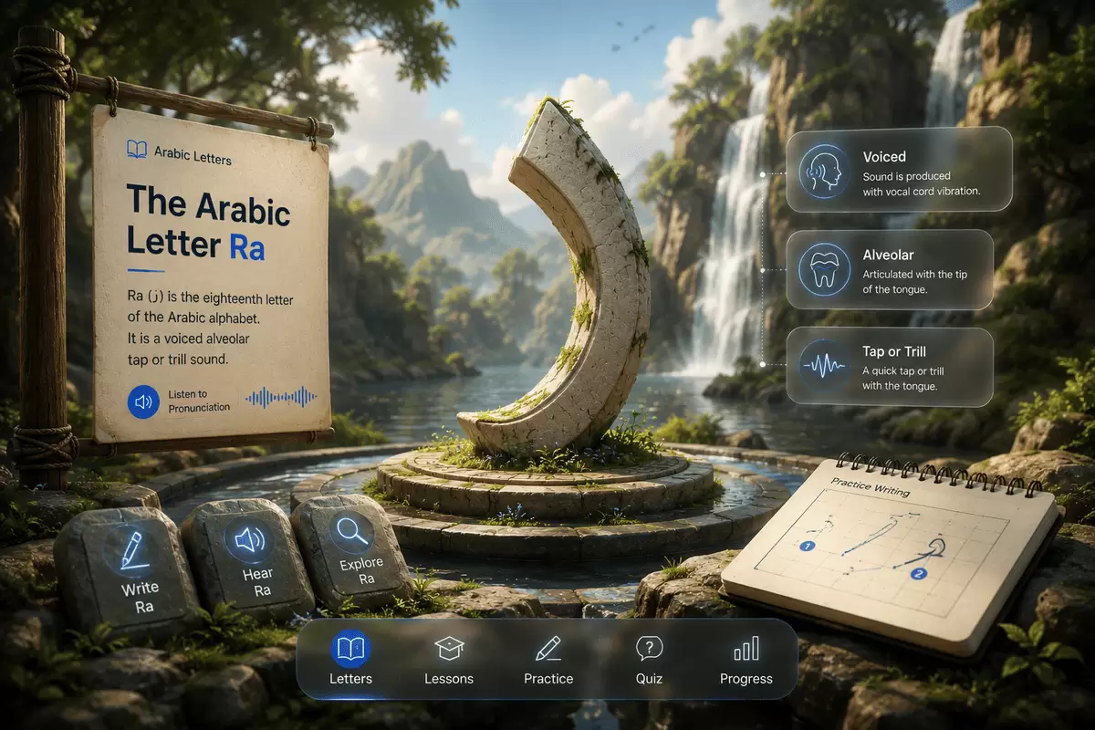 The Arabic Letter Ra