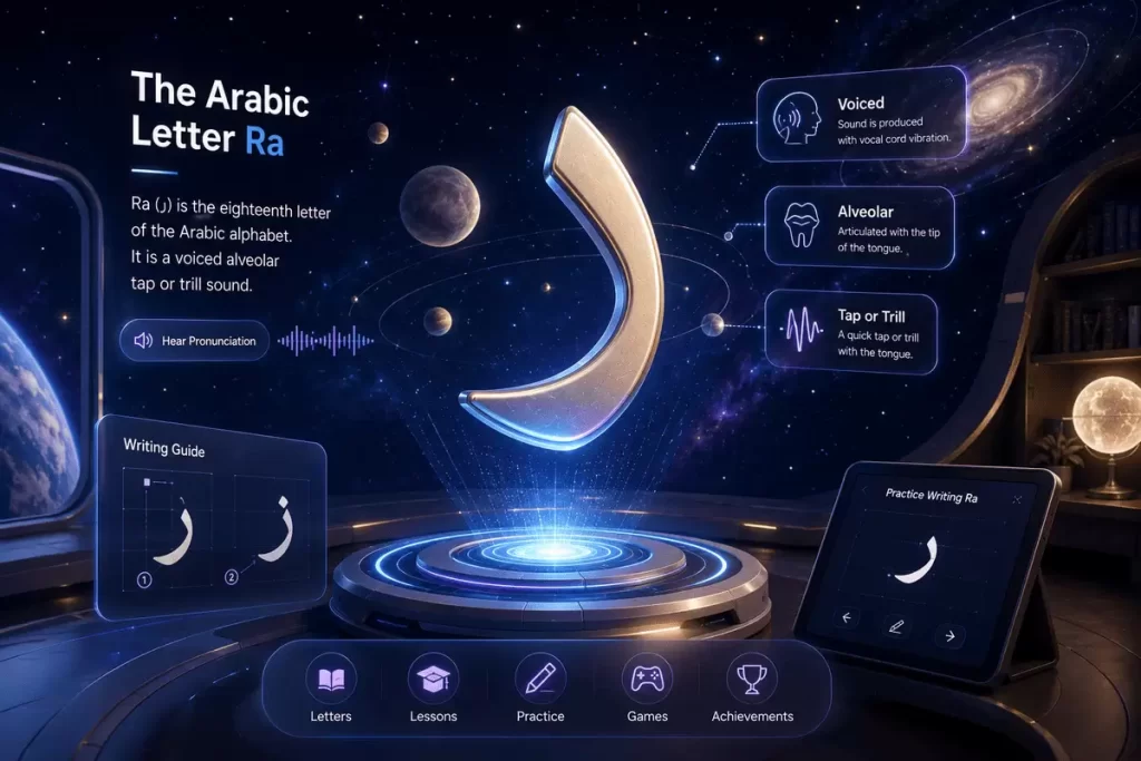 The Arabic Letter Ra