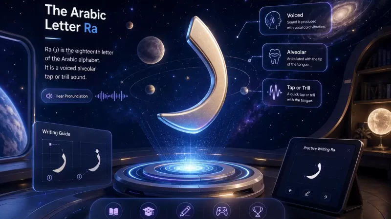 The Arabic Letter Ra