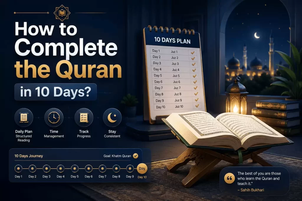 How to Complete the Quran in 10 Days