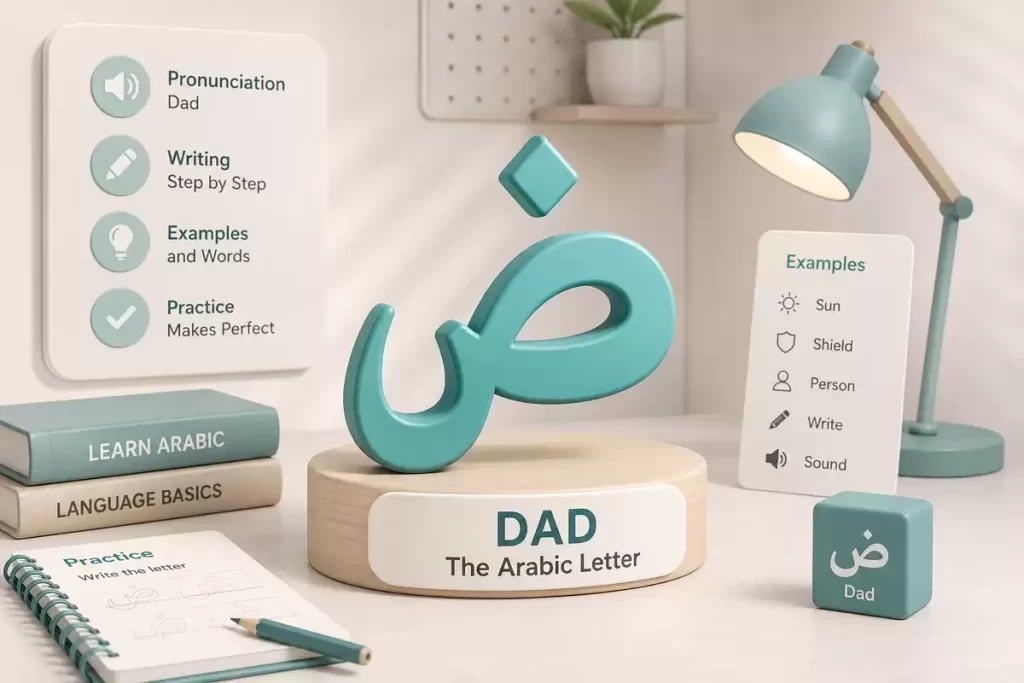 The Arabic Letter Dad ض