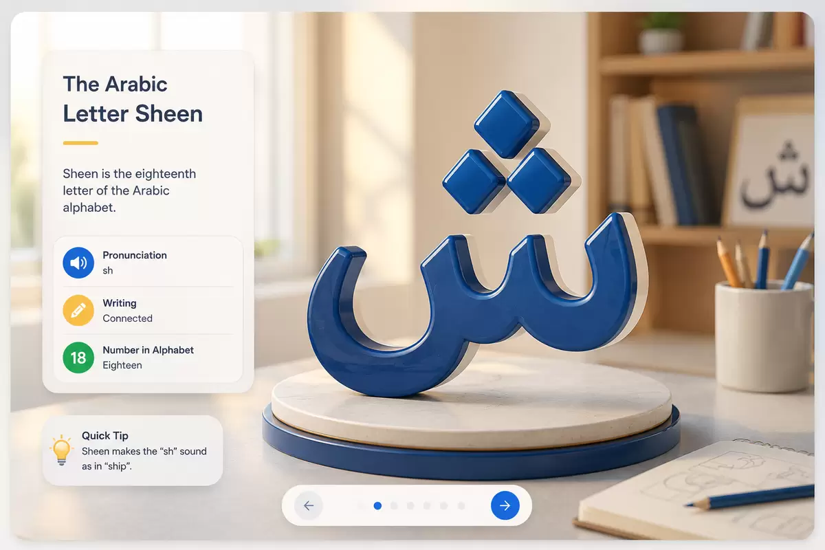 The Arabic Letter Sheen