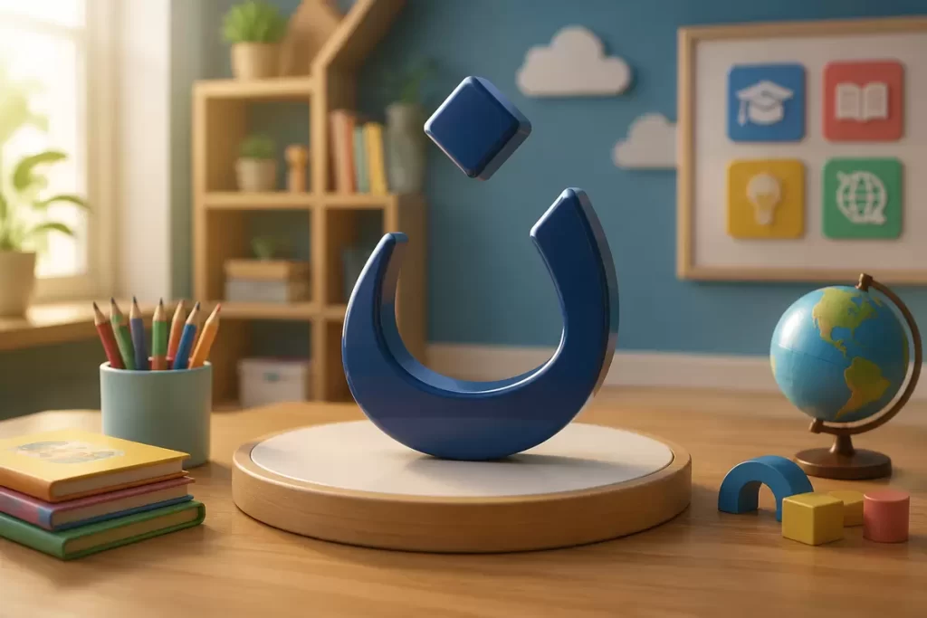 The Arabic Letter Noon ن