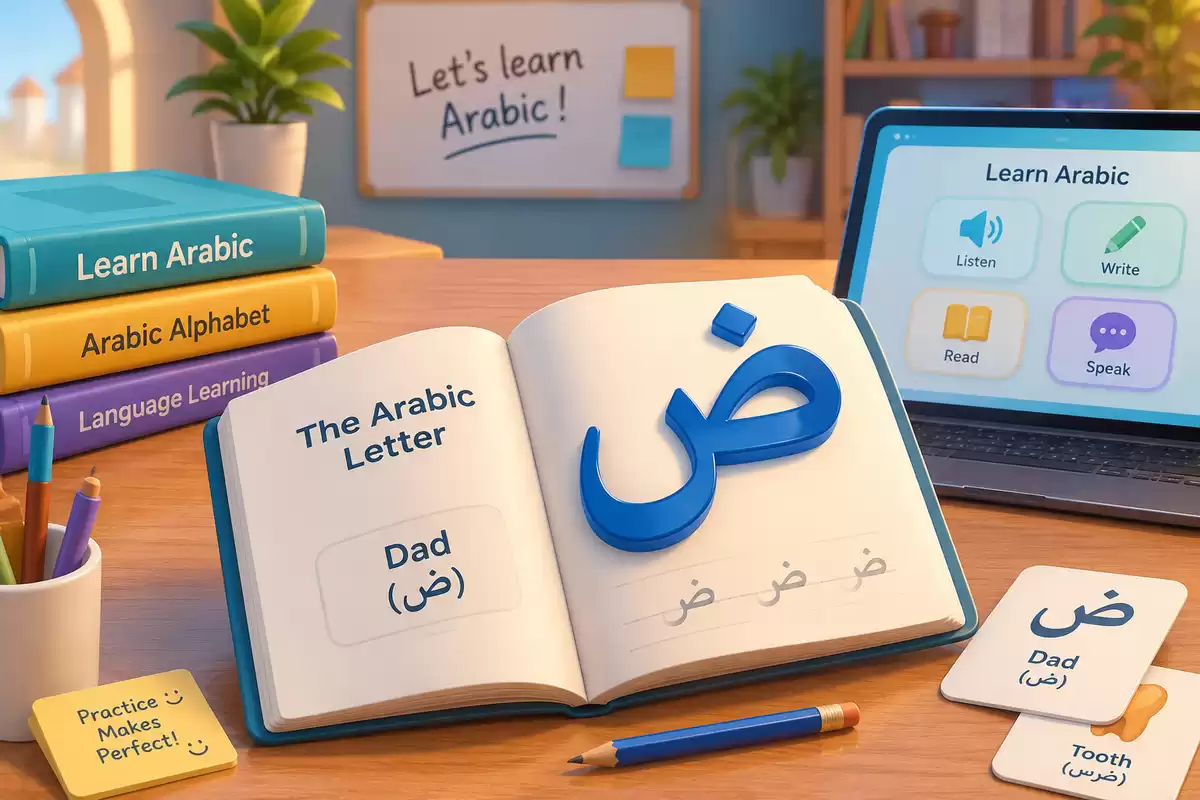 The Arabic Letter Dad ض

