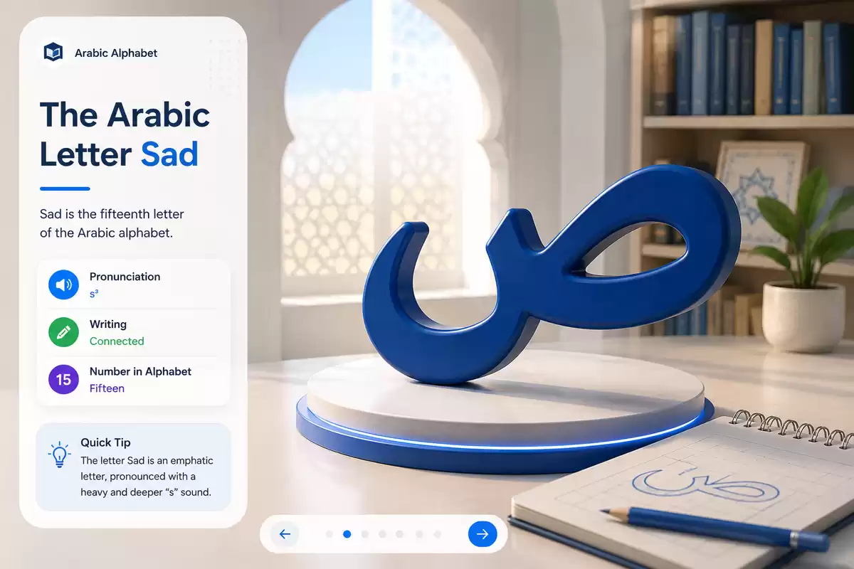 The Arabic Letter Sad ص