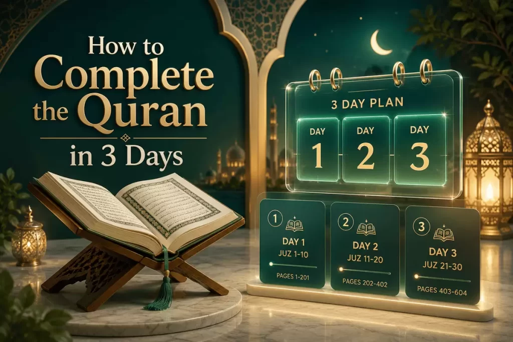 How to Complete the Quran in 3 Days