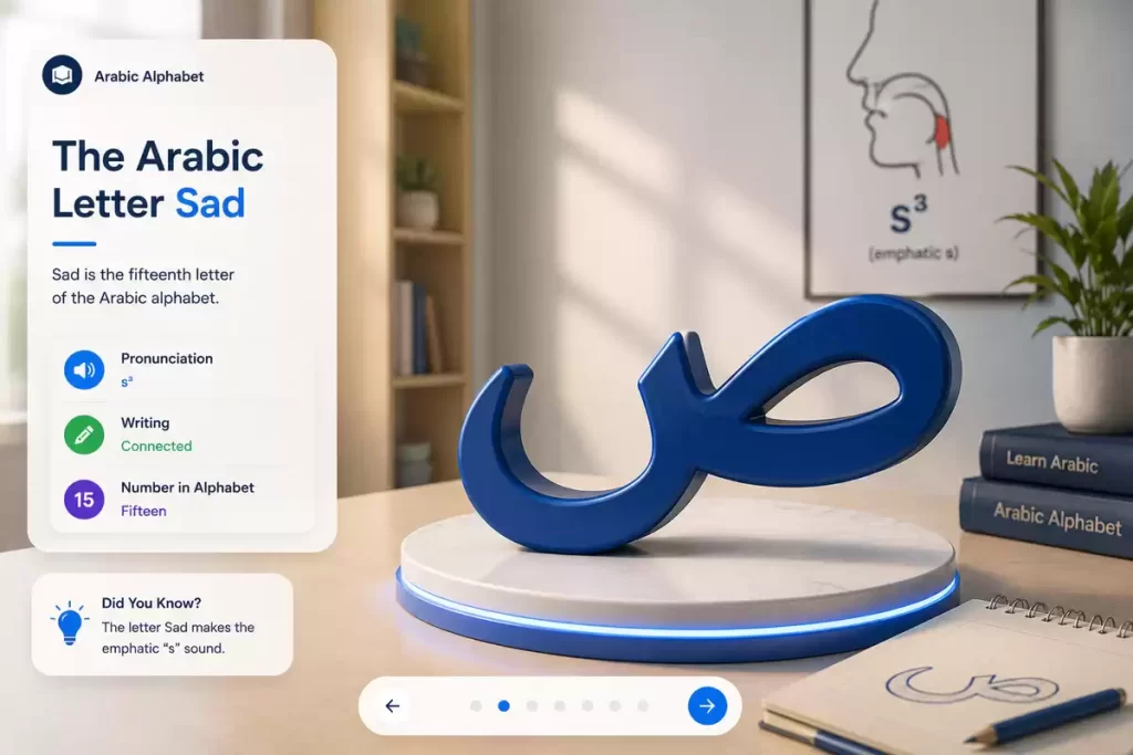 The Arabic Letter Sad ص