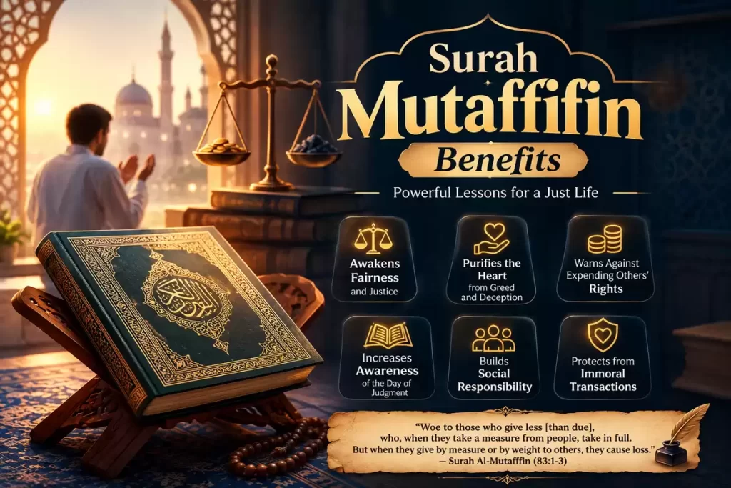 surah mutaffifin benefits