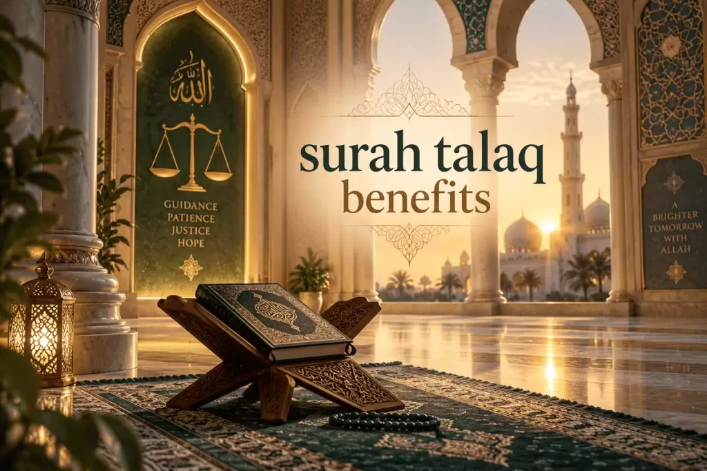 Surah Talaq benefits in the Quran for Taqwa and Ease
